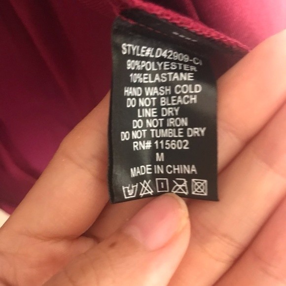 Lush Satin Cutout Burgundy Cocktail MIDI Dress - Picture 8 of 10